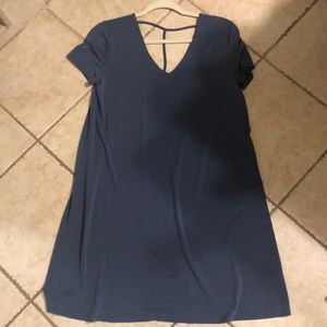 Rustic blue dress